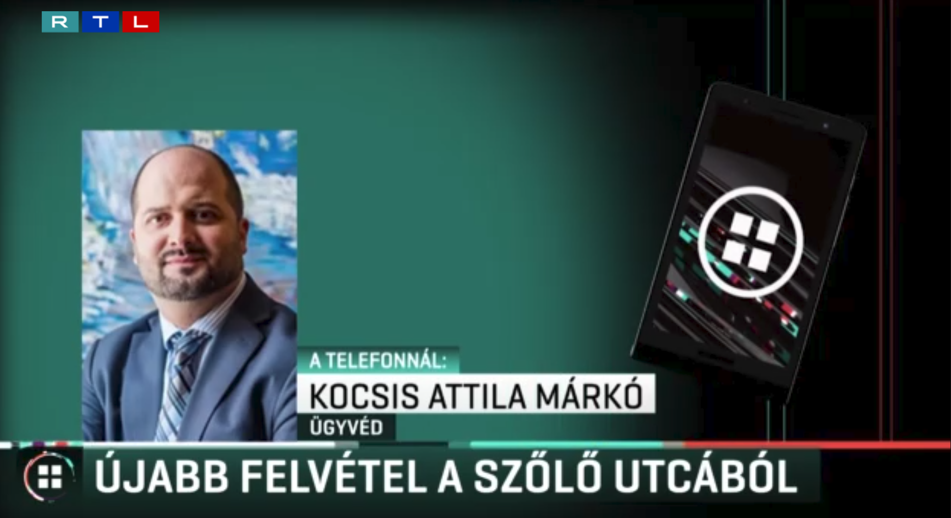 RTL Híradó - Szőlő utcai ügy, telefonos szakértői nyilatkozat